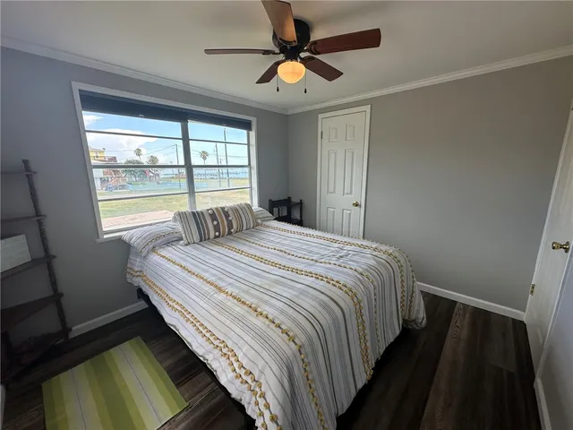 a view of a terrace with wooden fence