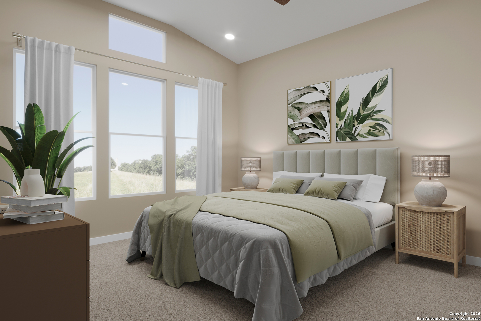 5110 Garden Field Schertz, TX 78124 - Photo 4 of 7 a bedroom with a bed and a large window