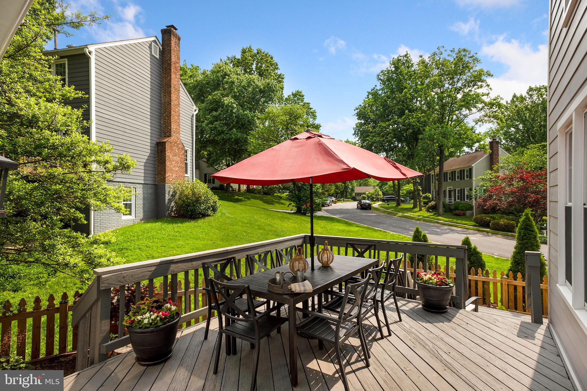 11684 Stockbridge Lane Reston, VA 20194 - Photo 29 of 39 Gorgeous (2) level deck