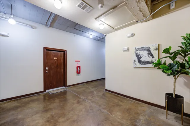 a view of a car garage