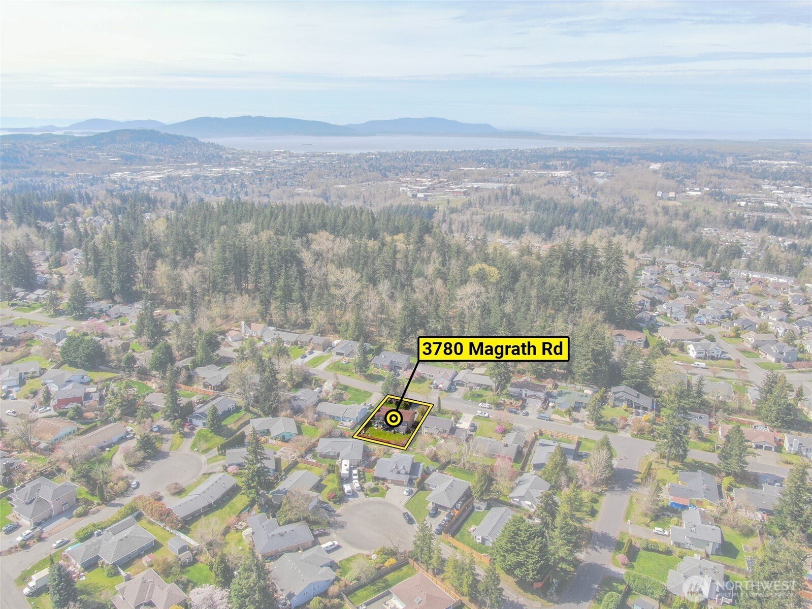 3780 Magrath Road Bellingham, WA 98226 - Photo 38 of 38 a view of a street with tall trees