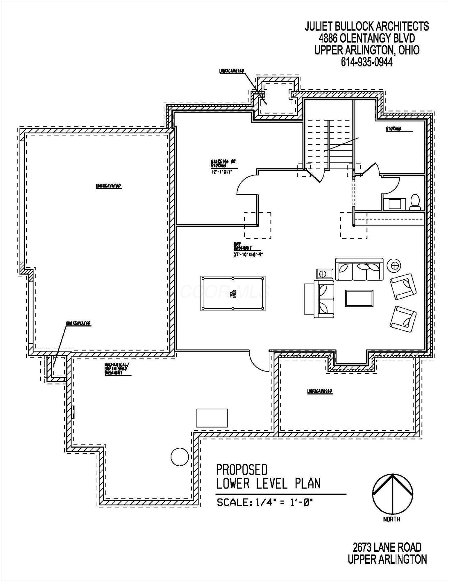 2673 Lane Road Columbus, OH 43220 - Photo 32 of 34 Floor Plan - Lower Level