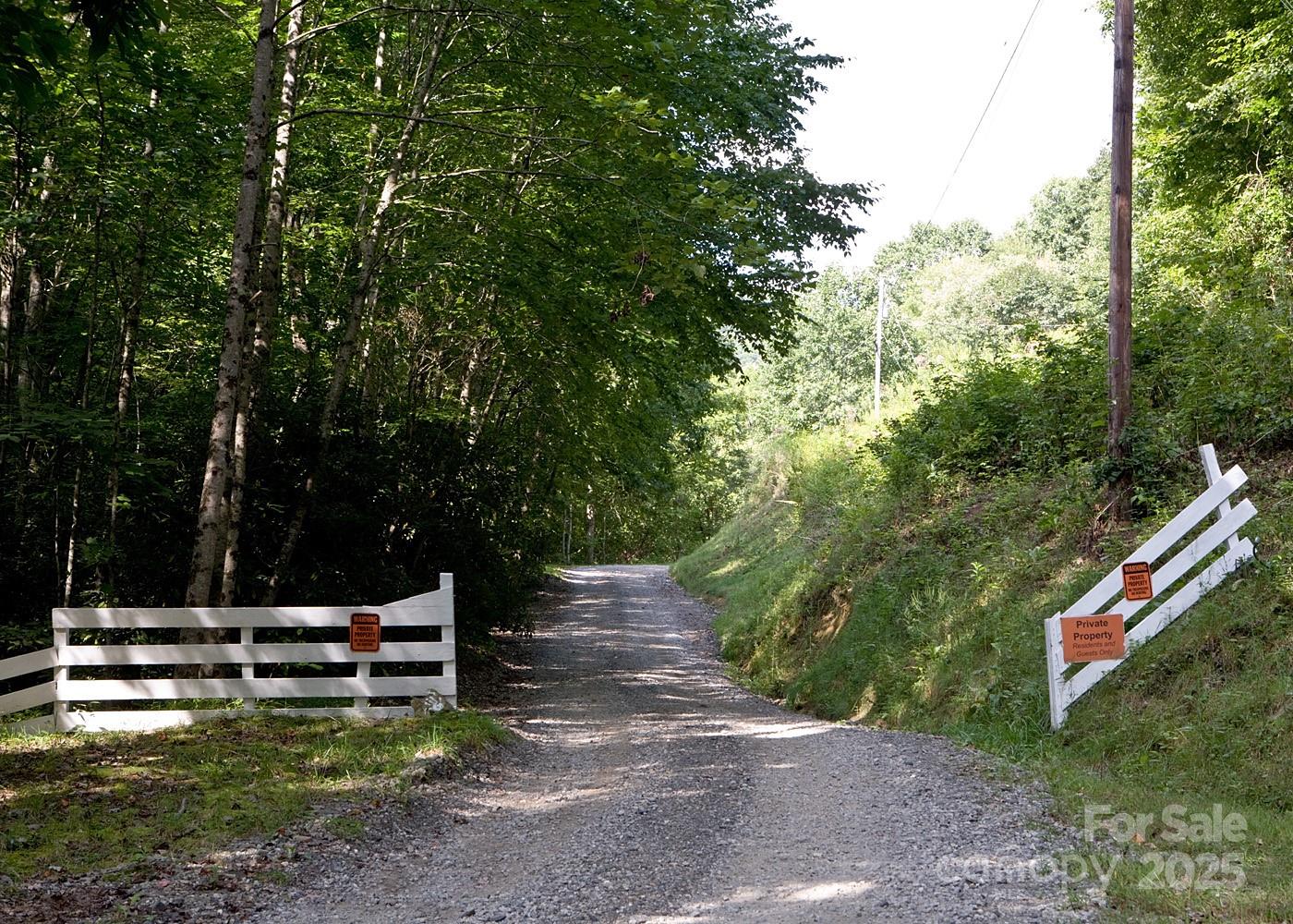 165 Peepeye Cove Road Leicester, NC 28748 - Photo 24 of 24 a backyard of a house with lots of green space and fountain
