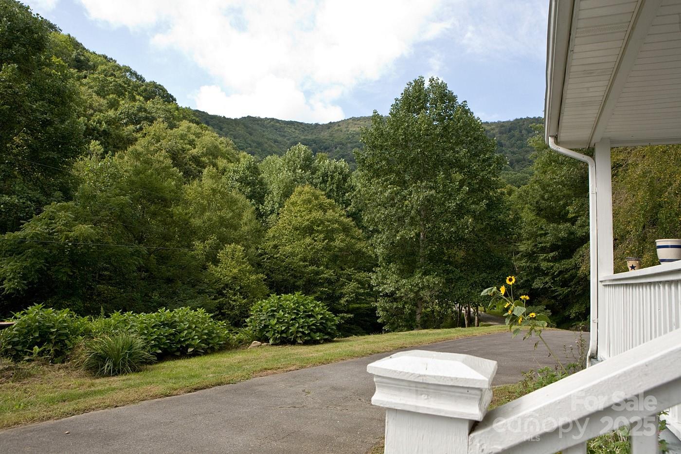 165 Peepeye Cove Road Leicester, NC 28748 - Photo 3 of 24 a view of a white house with a yard