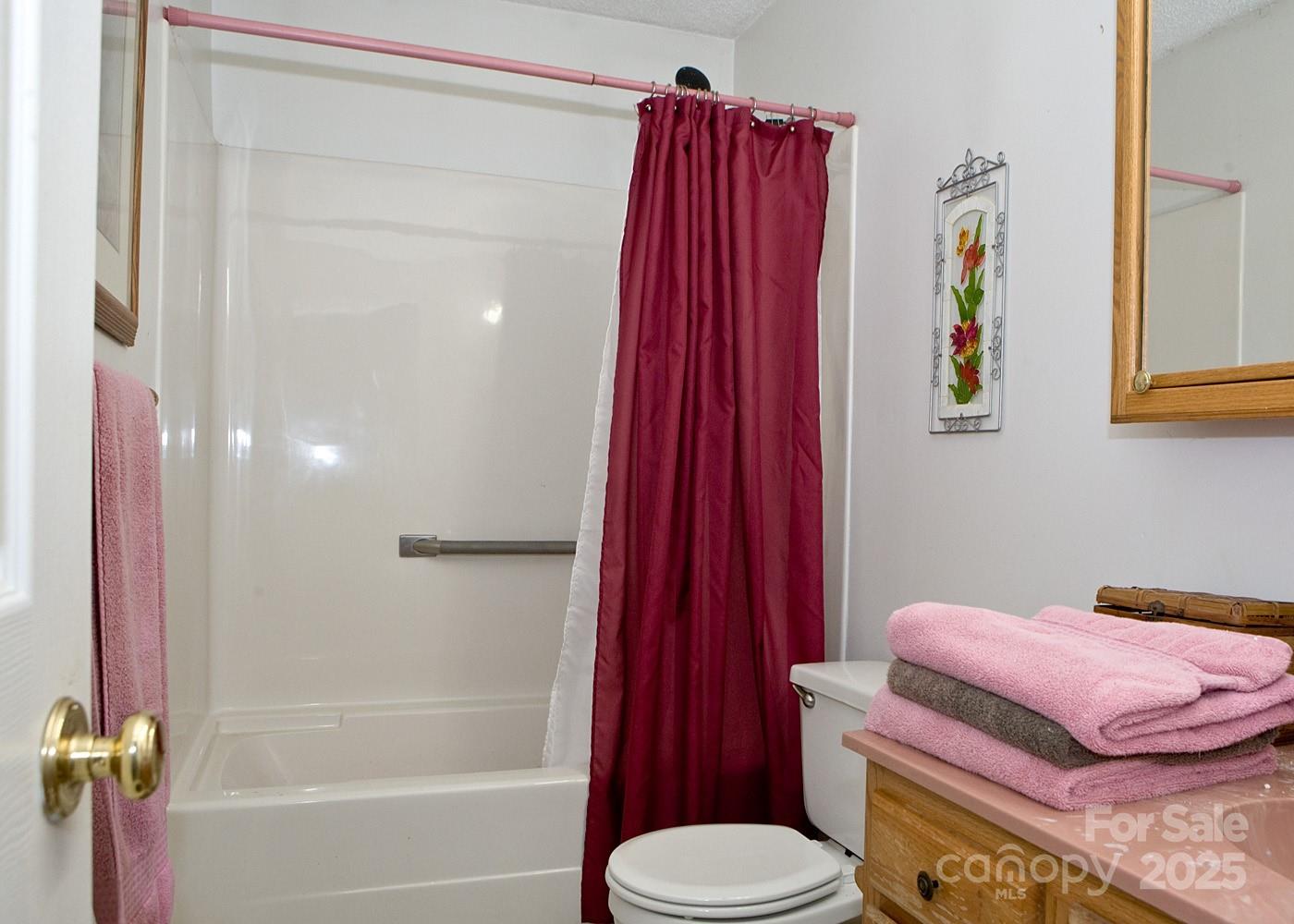 165 Peepeye Cove Road Leicester, NC 28748 - Photo 8 of 24 a bathroom with a sink toilet and shower