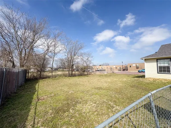 a view of an outdoor space and deck