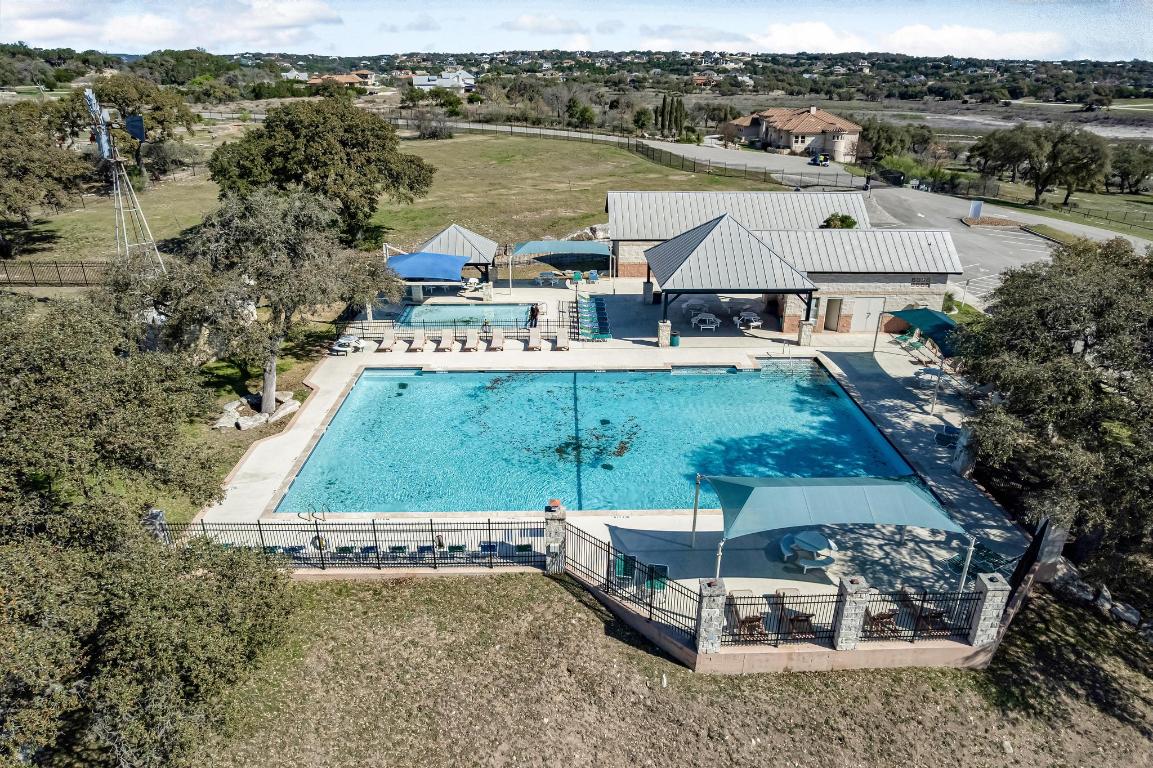 1281 Mystic Parkway Spring Branch, TX 78070 - Photo 17 of 20 an aerial view of a house with a lake view