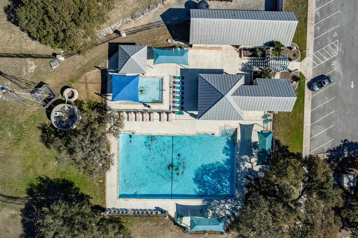 1281 Mystic Parkway Spring Branch, TX 78070 - Photo 18 of 20 an aerial view of a house with garden