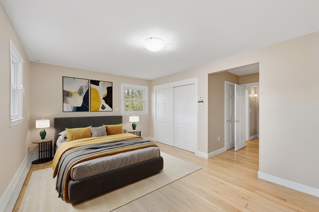 56 Century Mill Road Bolton, MA 01740 - Photo 23 of 41 a bedroom with a bed and painting on the wall