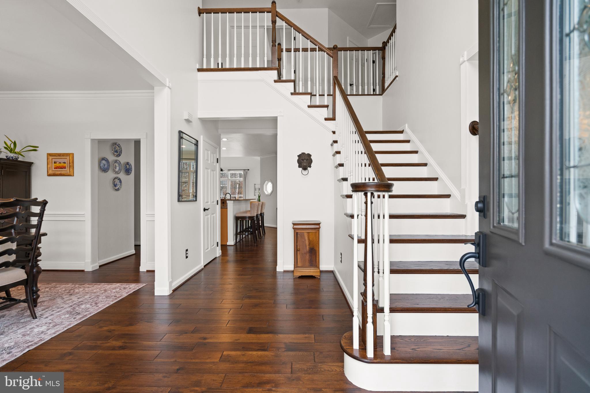 10448 Wheatley School Road Marshall, VA 20115 - Photo 2 of 40 a view of entryway and hall with wooden floor