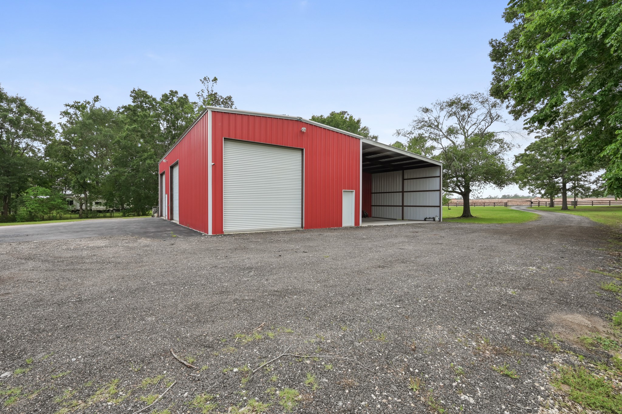 15306 Rabon Chapel Road Montgomery, TX 77316 - Photo 42 of 48 a view of backyard with large trees