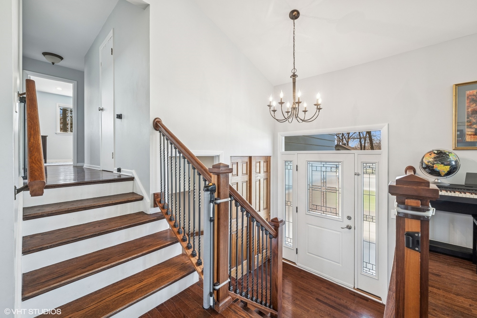 761 Kipling Place Deerfield, IL 60015 - Photo 8 of 27 a view of a dining room with wooden floor windows and entryway