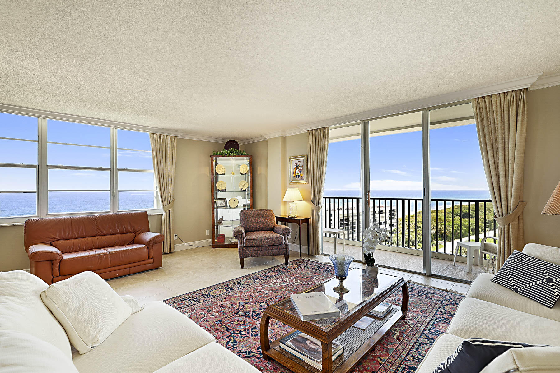 2121 North Ocean Boulevard, Unit 1707E Boca Raton, FL 33431 - Photo 3 of 61 LIVING AREA - AMAZING VIEWS