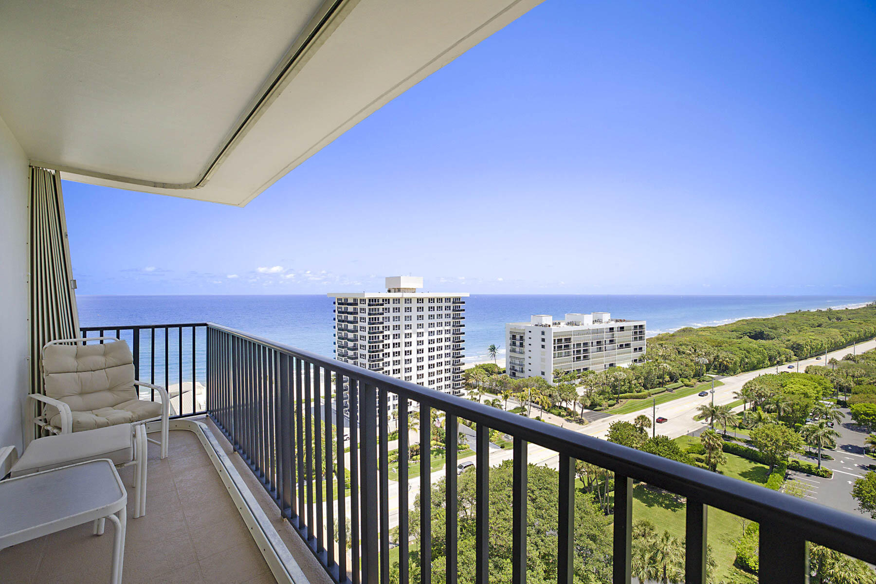 2121 North Ocean Boulevard, Unit 1707E Boca Raton, FL 33431 - Photo 31 of 61 BALCONY EAST VIEWS