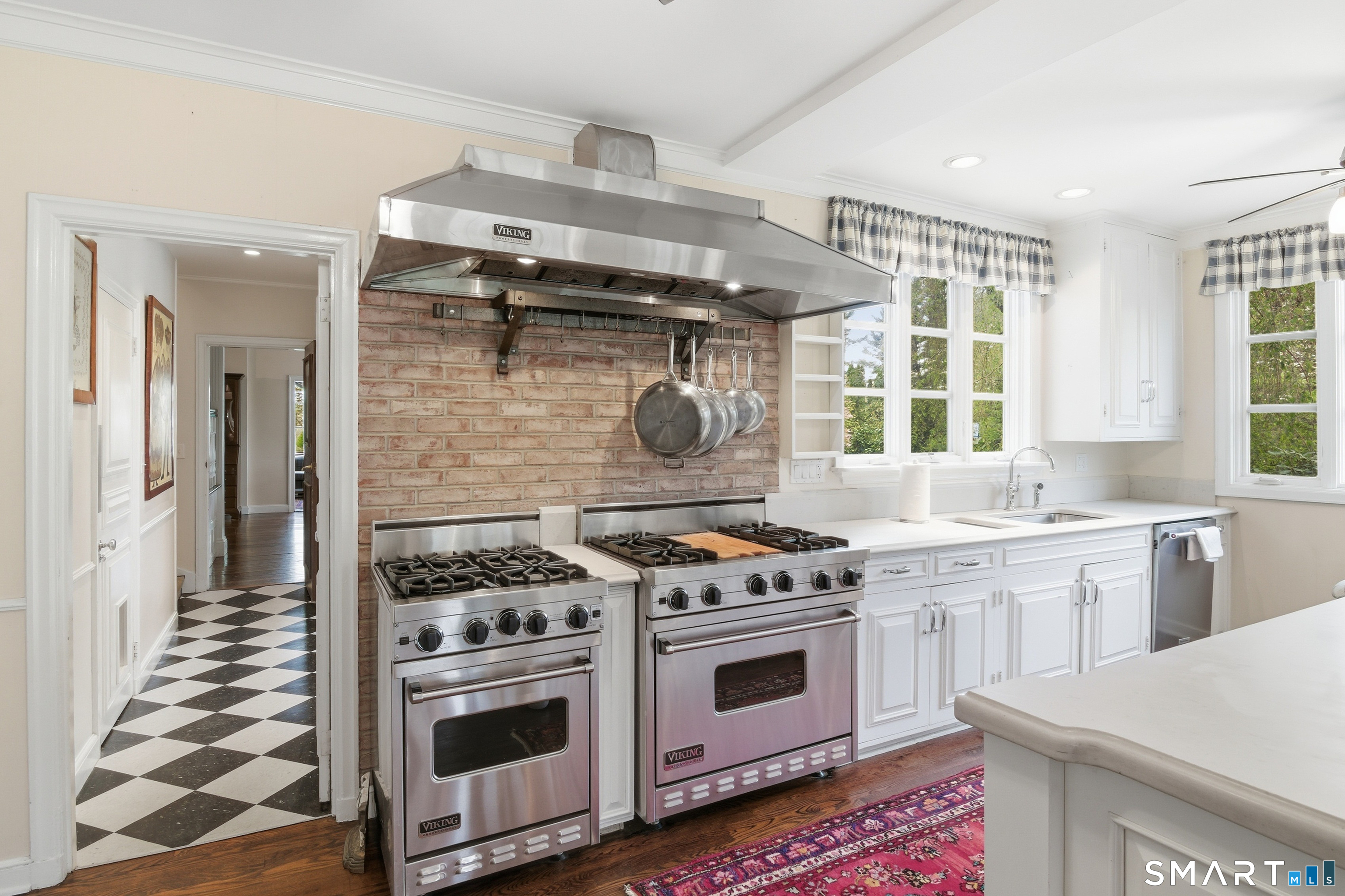 433 Wrights Crossing Road Pomfret, CT 06259 - Photo 16 of 36 Main kitchen has SS Viking Professional 6 burner with griddle