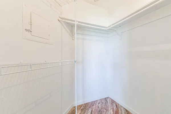 a view of walk in closet