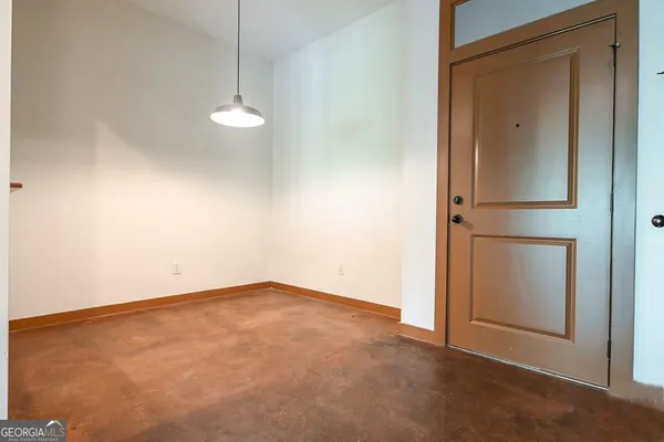 a view of empty room