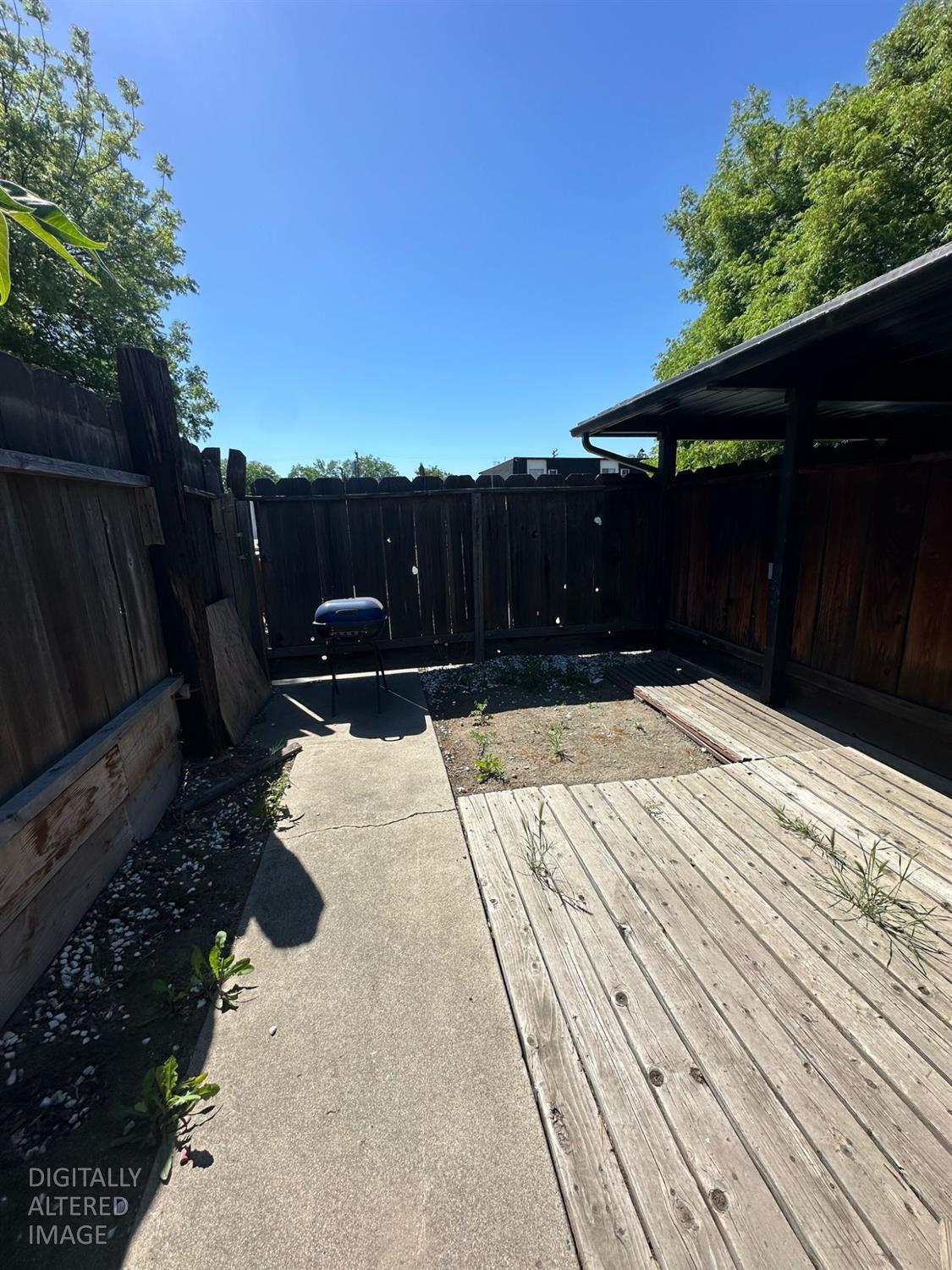 114 College Avenue Modesto, CA 95350 - Photo 14 of 19 a view of balcony with a yard