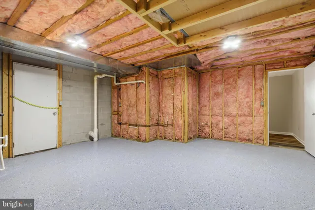 a view of a house with a large window