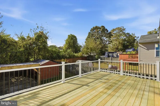 a backyard of a house