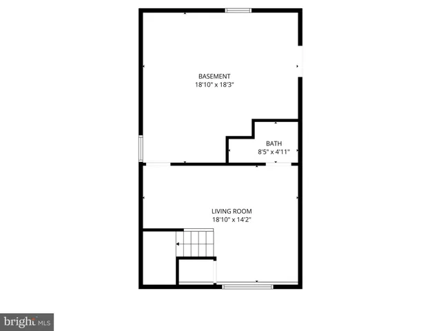 a picture of a bench in front of door