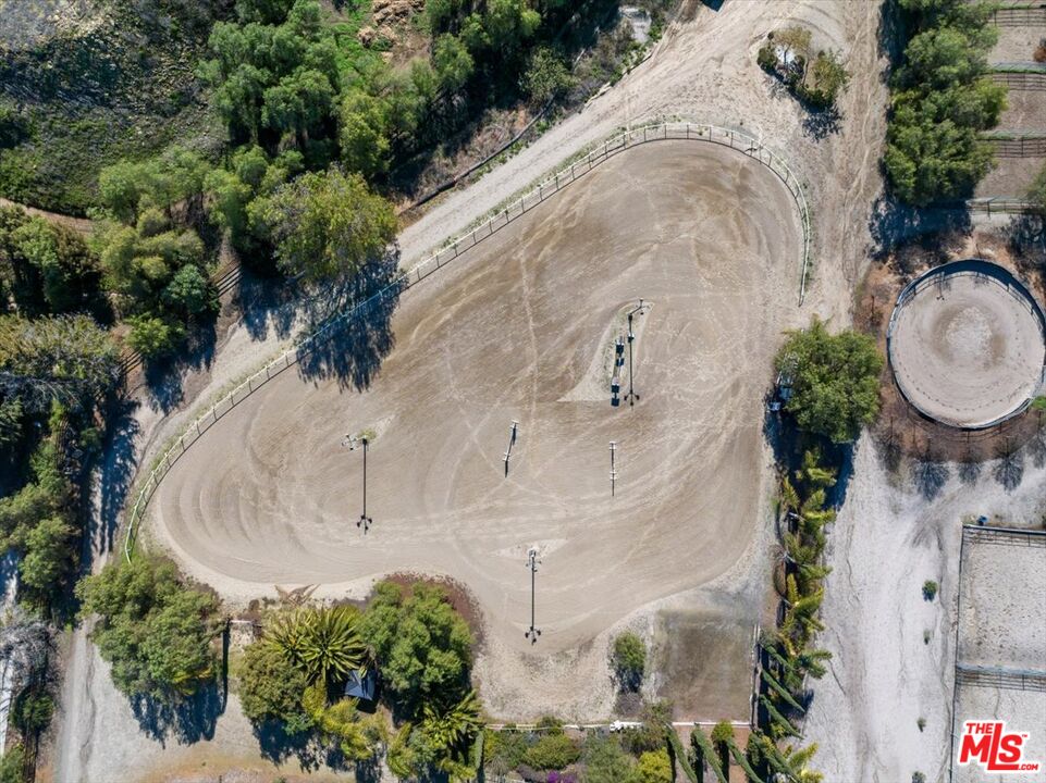 15606 Tierra Rejada Road Moorpark, CA 93021 - Photo 6 of 23 an aerial view of a swimming pool