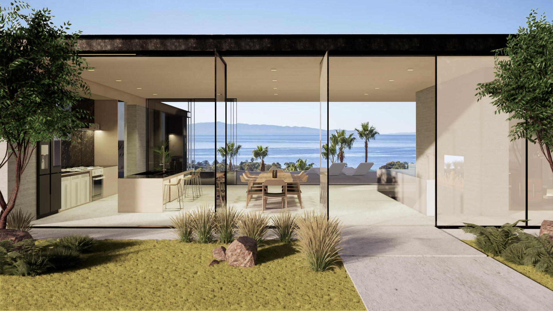4560 Via Esperanza Santa Barbara, CA 93110 - Photo 1 of 58 a view of a swimming pool with outdoor seating