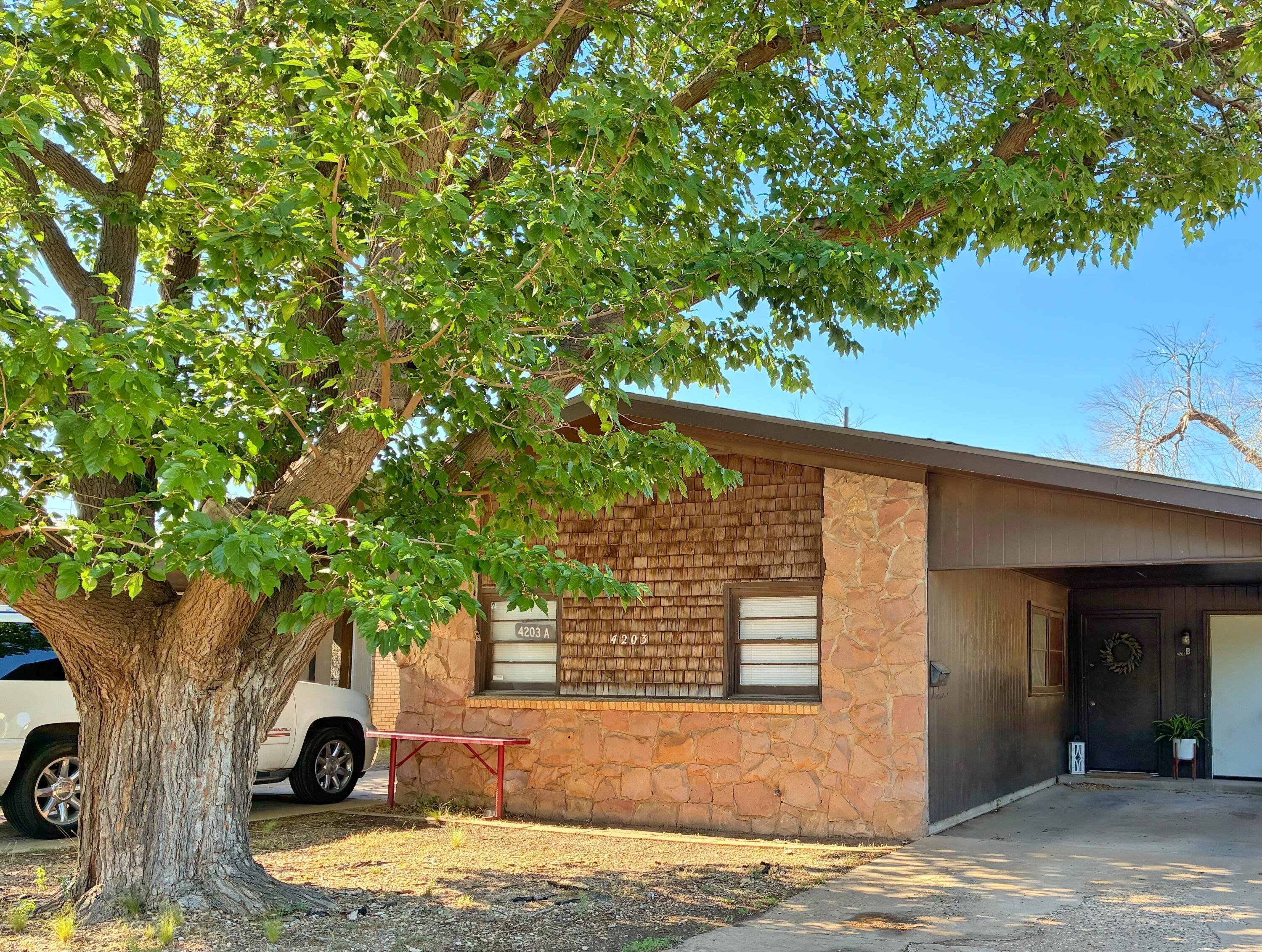 4203 17th Street Lubbock, TX 79416 - Photo 3 of 15 a view of a house with a tree