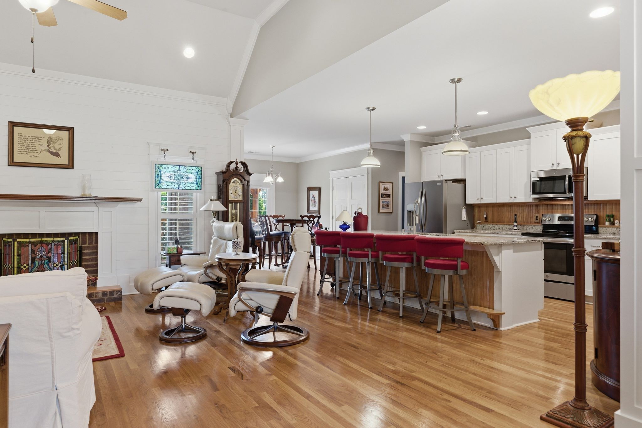 3043 Crossgate Lane Columbia, TN 38401 - Photo 14 of 45 a view of a kitchen with dining table and chairs