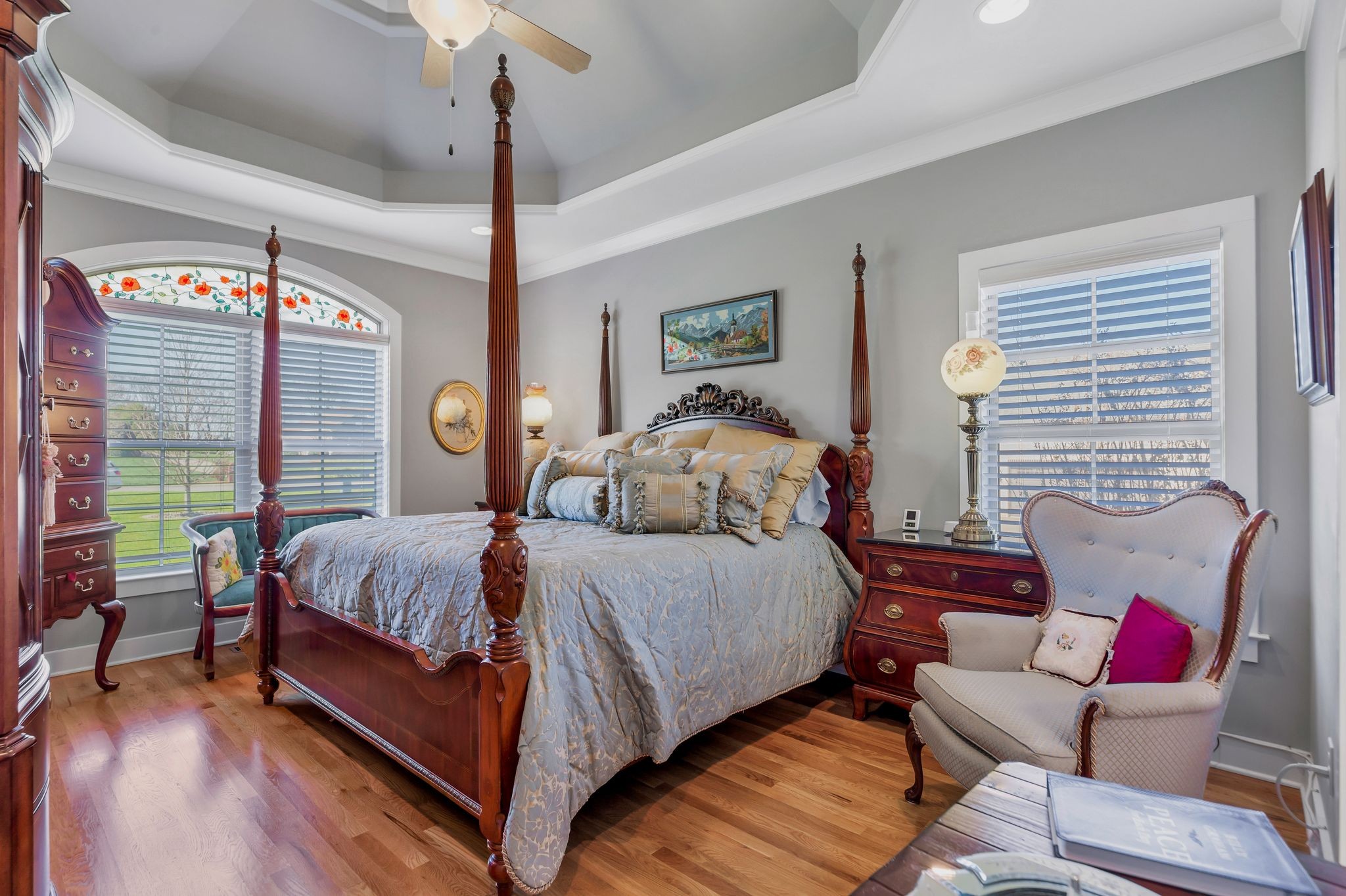 3043 Crossgate Lane Columbia, TN 38401 - Photo 21 of 45 a bedroom with a bed and wooden floor
