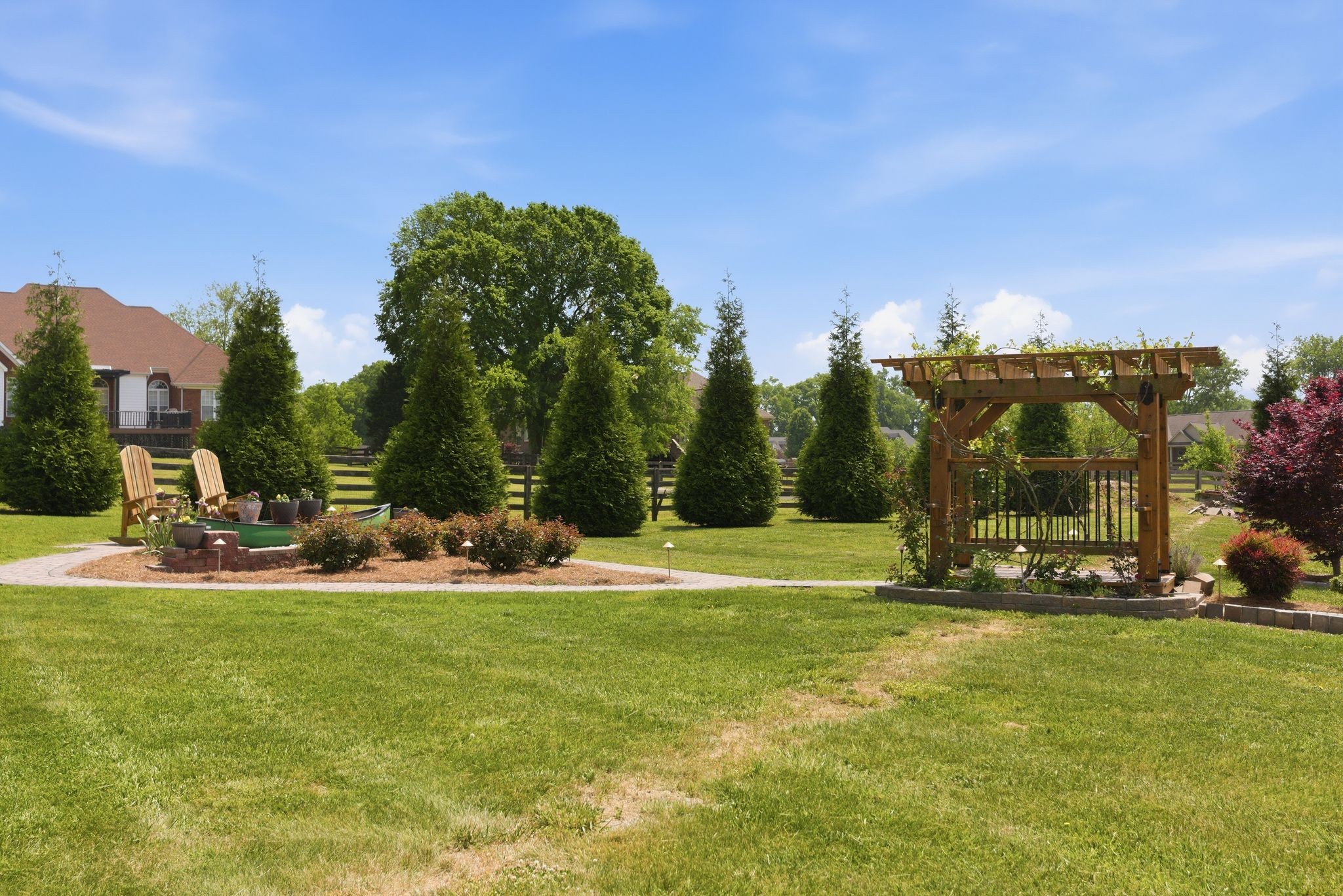 3043 Crossgate Lane Columbia, TN 38401 - Photo 33 of 45 a view of yard with swimming pool and trees