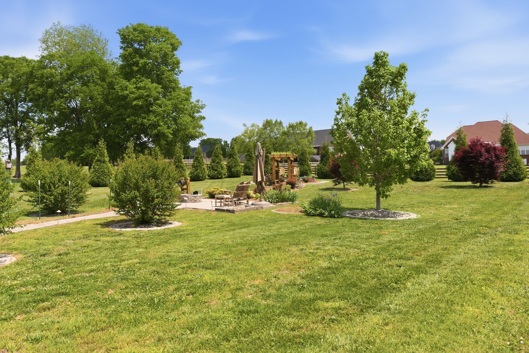 3043 Crossgate Lane Columbia, TN 38401 - Photo 34 of 45 a view of a garden with a building