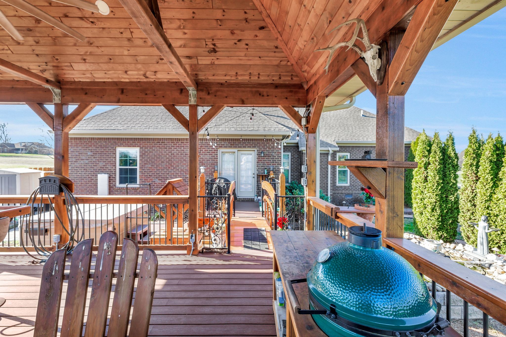 3043 Crossgate Lane Columbia, TN 38401 - Photo 44 of 45 a front view of a house with a chairs and table in the patio