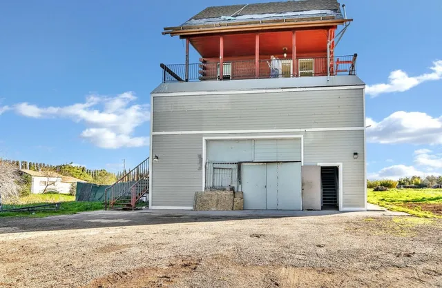 a house with a outdoor space