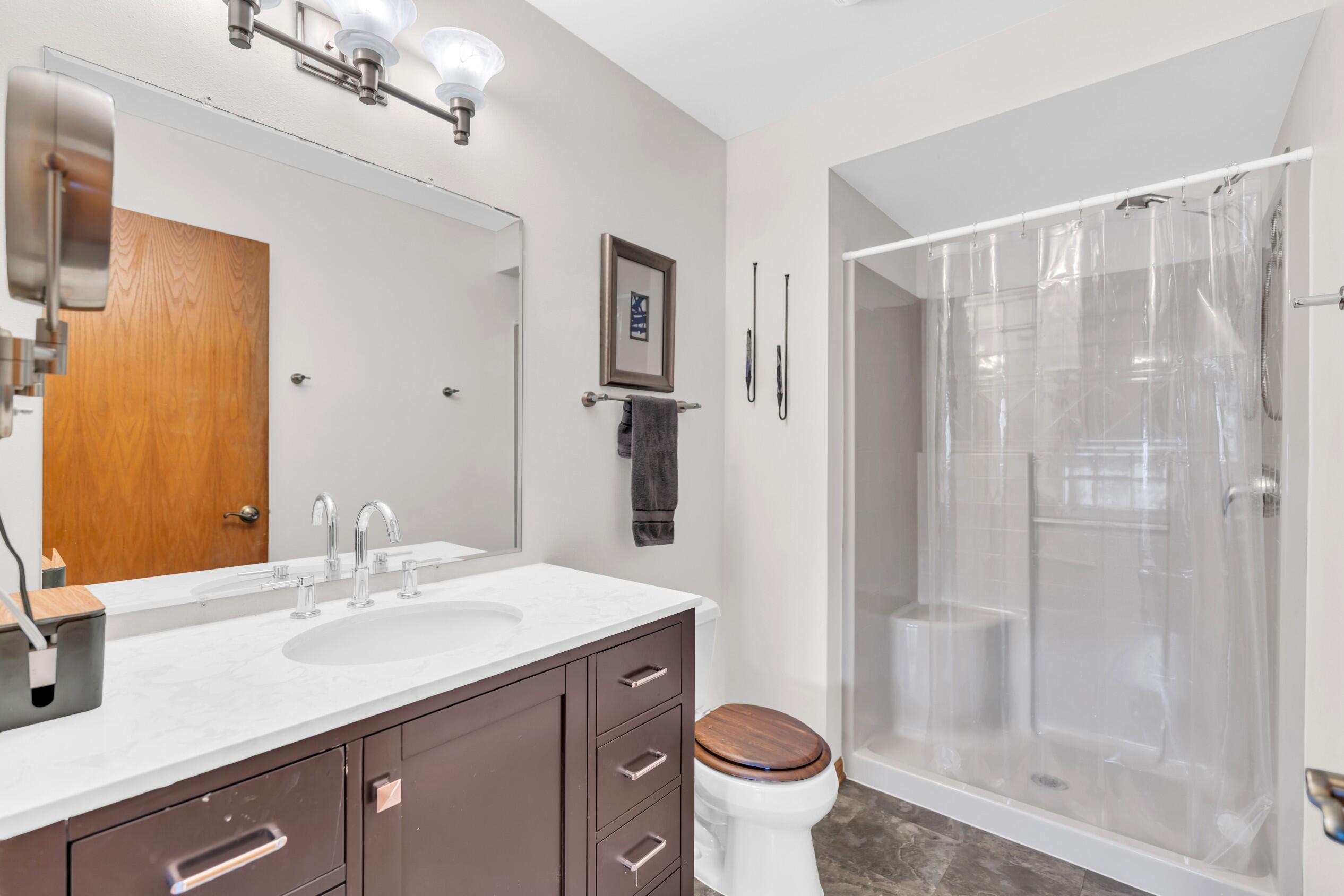 2520 Amber Lane Mount Pleasant, WI 53406 - Photo 23 of 48 Primary Bath with Walk-in-shower