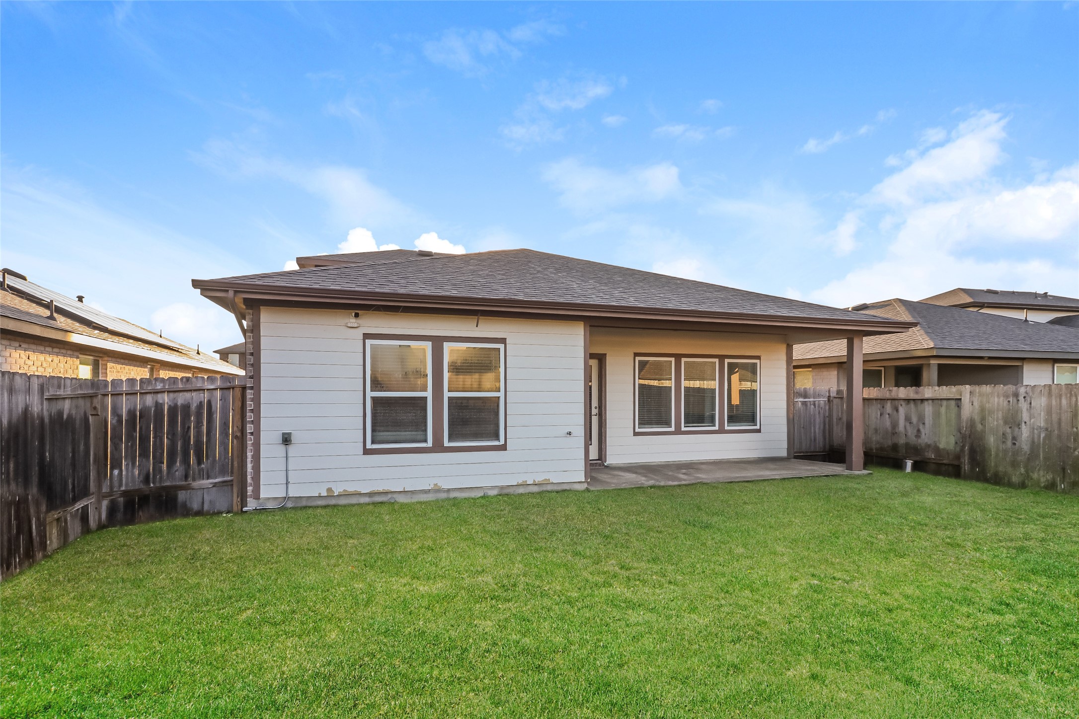 7322 Ramsgate Cliff Lane Richmond, TX 77407 - Photo 17 of 17 a front view of house with yard and green space