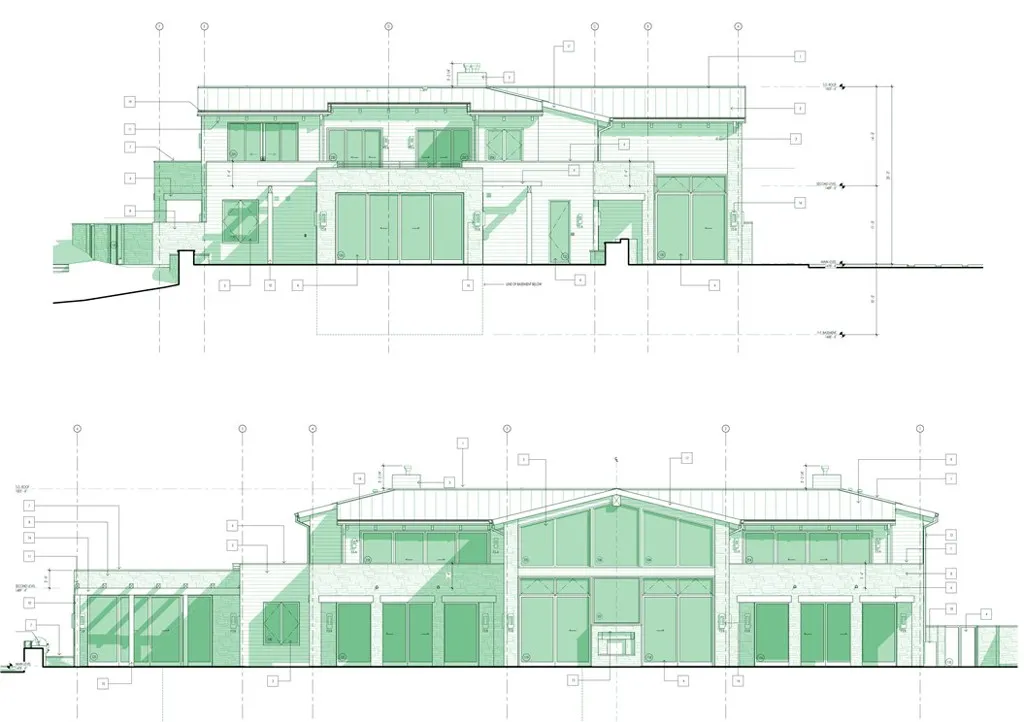 3101 Old Topanga Canyon Road Topanga, CA 90290 - Photo 2 of 8 a black and white photo of a living room