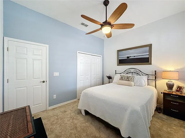 a house with trees in front of it