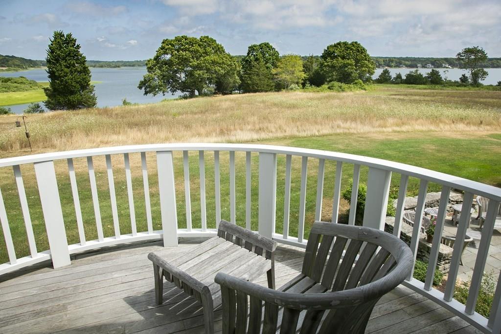 523 Barneys Joy Road Dartmouth, MA 02748 - Photo 20 of 39 a view of a balcony with lake view and wooden floor