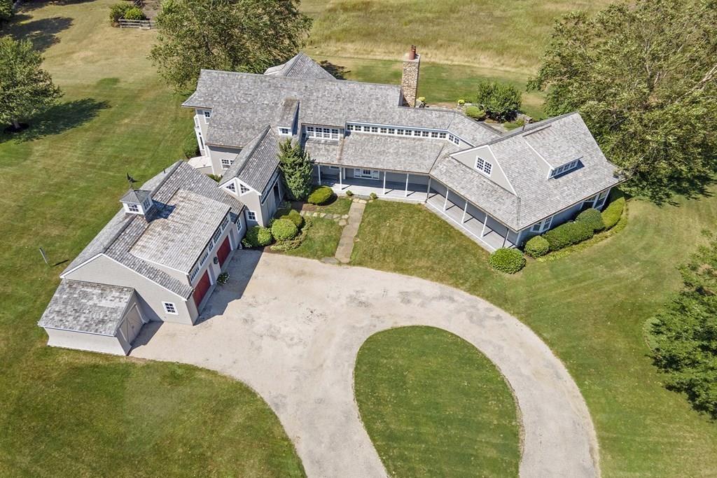 523 Barneys Joy Road Dartmouth, MA 02748 - Photo 34 of 39 an aerial view of a house with outdoor space and a lake view