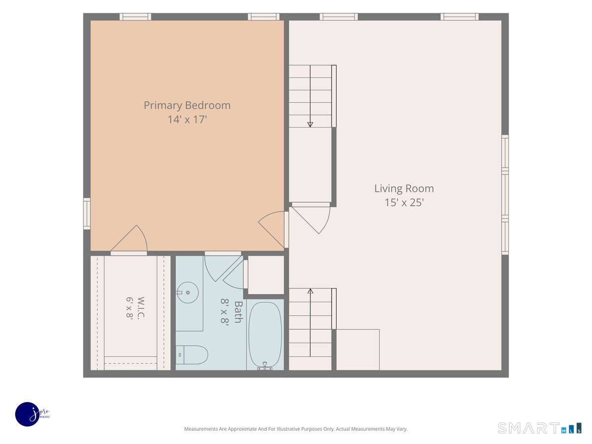 20 Bailey Road East Haddam, CT 06423 - Photo 35 of 37 Floor plan for 2nd level (newer edition)