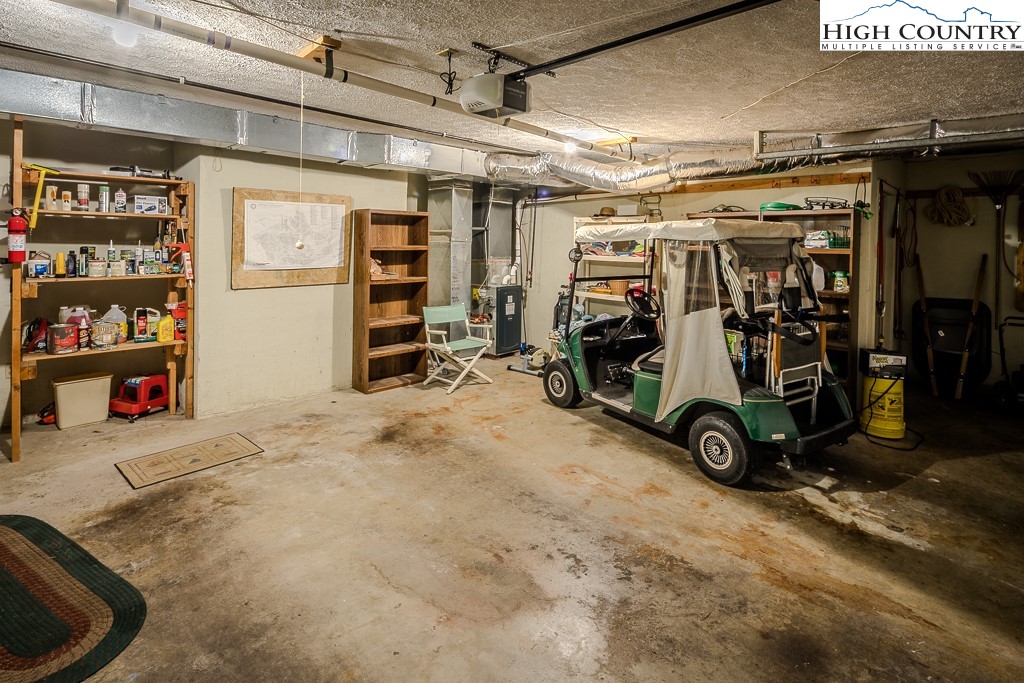 94 Rhododendron Loop Newland, NC 28657 - Photo 46 of 50 a view of a garage with storage