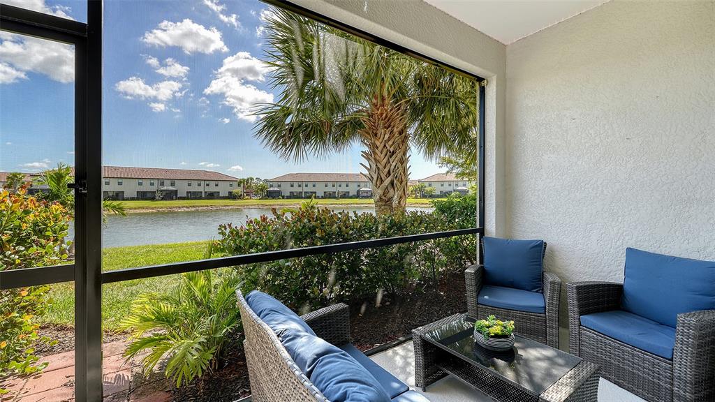 20223 Lagente Circle Venice, FL 34293 - Photo 34 of 71 a view of roof deck with furniture and a garden
