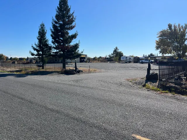 a view of street with trees