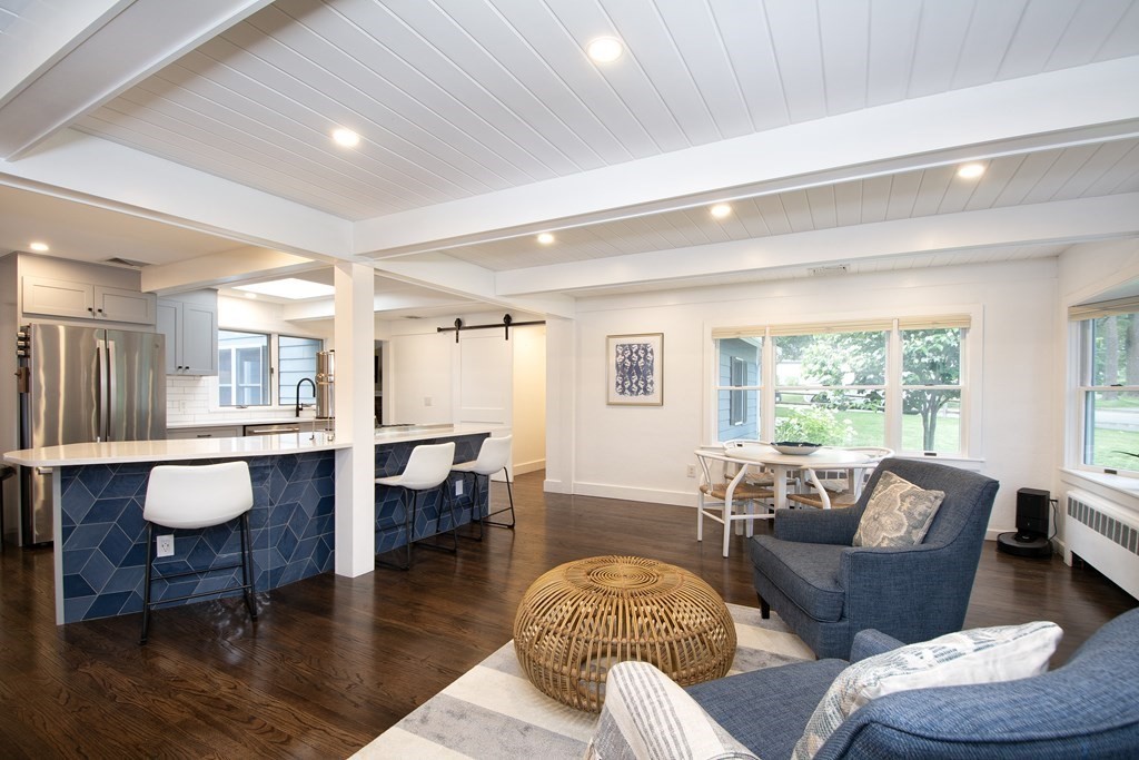 18 Liberty Pole Road Hingham, MA 02043 - Photo 13 of 37 a living room with furniture and wooden floor