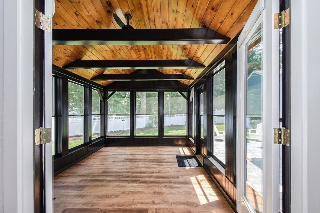 18 Liberty Pole Road Hingham, MA 02043 - Photo 29 of 37 a view of porch with a floor to ceiling window