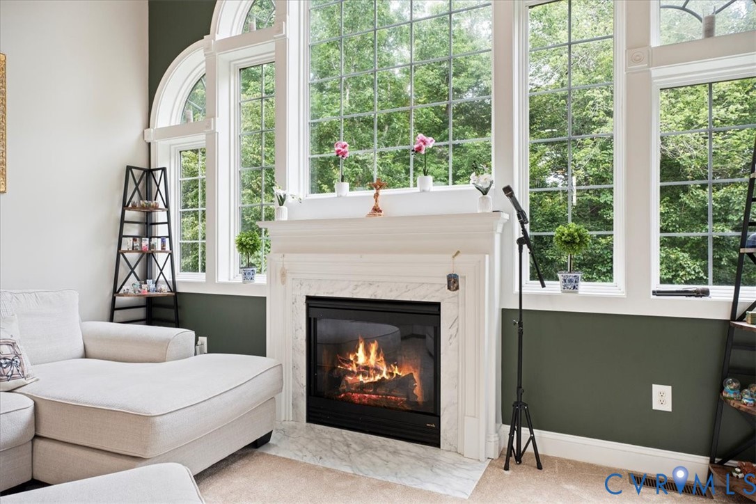 28 Millbrook Road Stafford, VA 22554 - Photo 15 of 44 a living room with furniture a window and a fireplace
