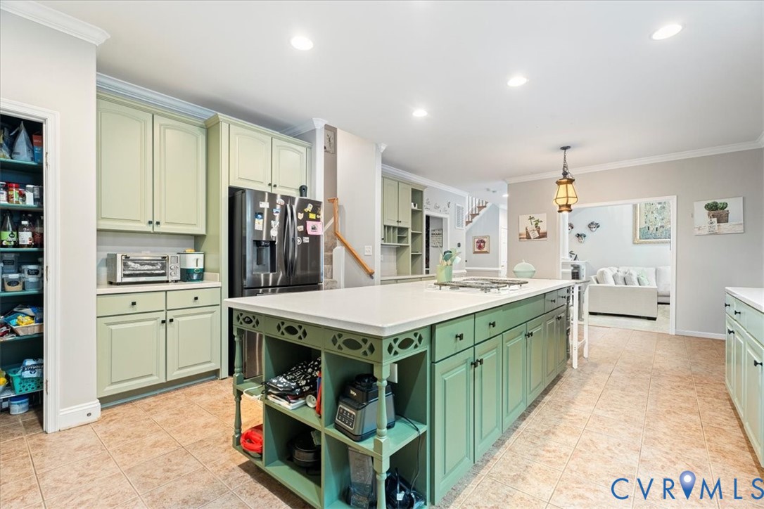 28 Millbrook Road Stafford, VA 22554 - Photo 19 of 44 a kitchen that has a lot of cabinets in it and wooden floors