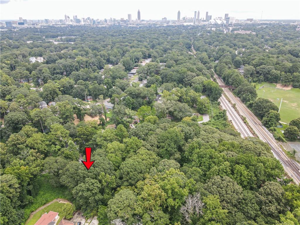 50 Spring Lane Northwest Atlanta, GA 30314 - Photo 4 of 4 a view of a city from a balcony