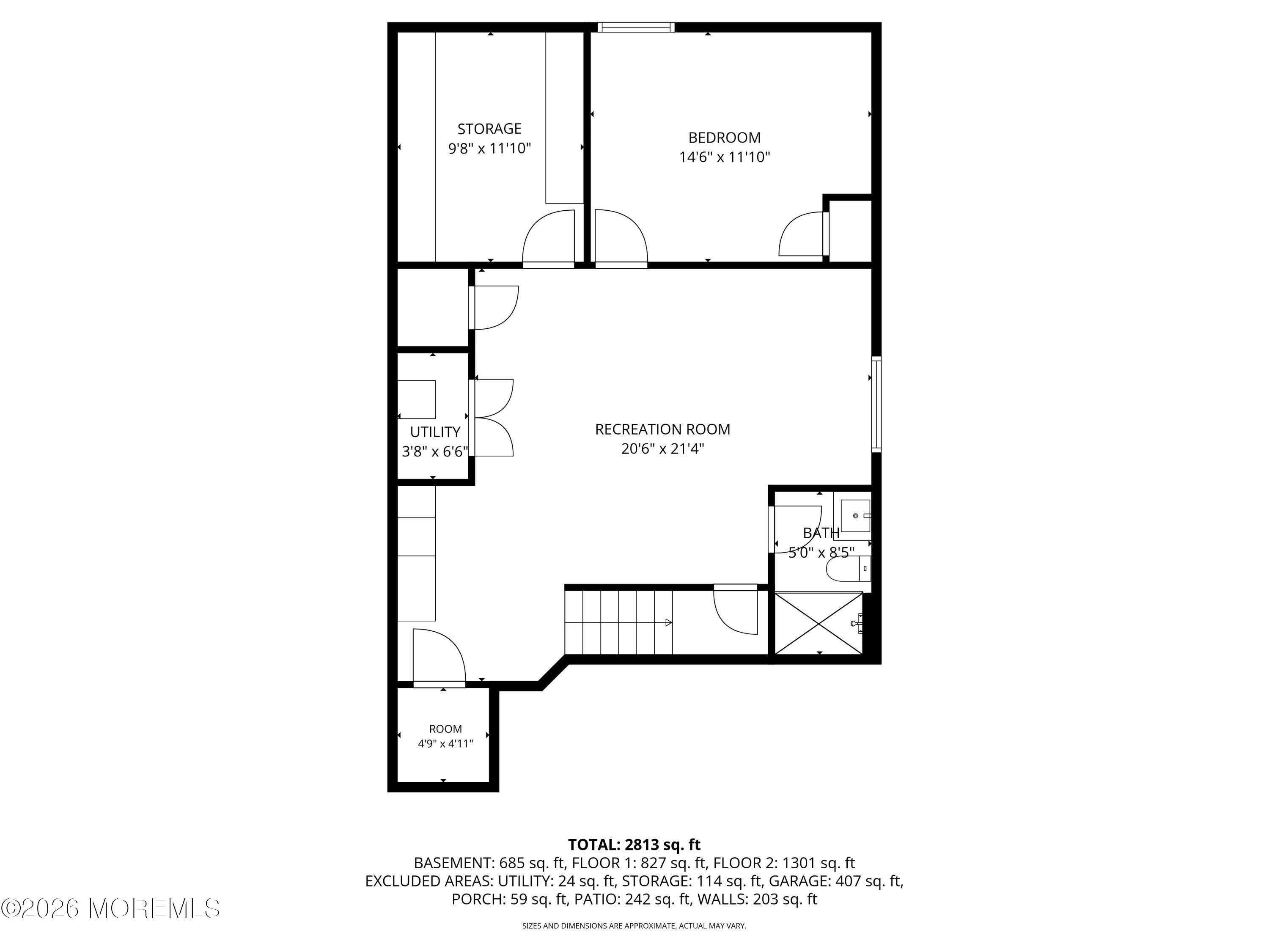 3003 Quail Rdg Boulevard Farmingdale, NJ 07727 - Photo 40 of 40 Floor plan basement